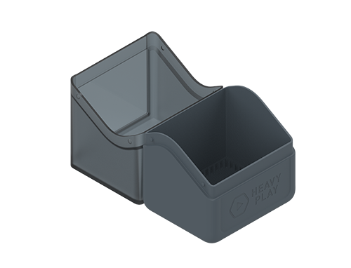 Heavy Play RFG DeckBox 80DS Artificer Grey Gris