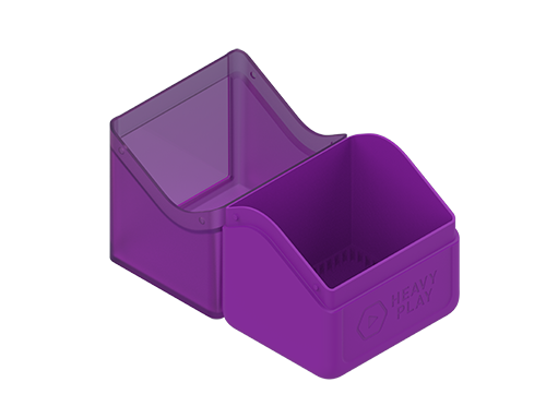 Heavy Play RFG DeckBox 80DS Bard Purple Morado