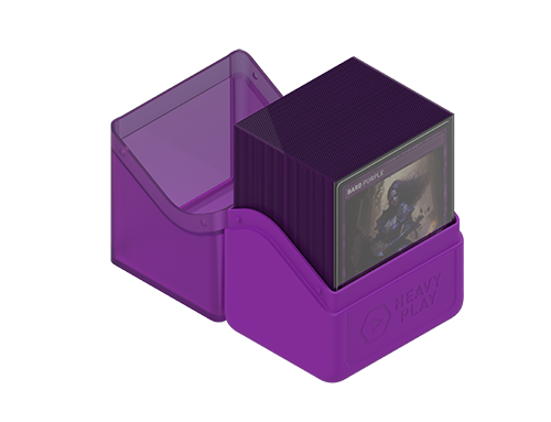 Heavy Play RFG DeckBox 80DS Bard Purple Morado