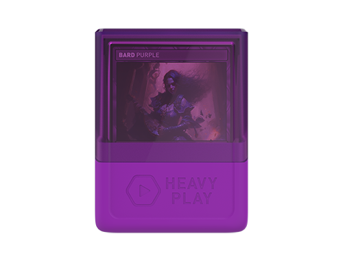 Heavy Play RFG DeckBox 80DS Bard Purple Morado