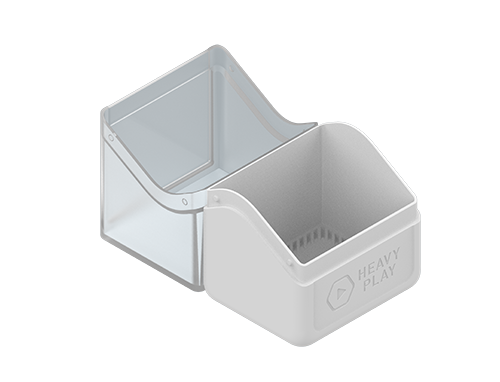 Heavy Play RFG DeckBox 80DS Cleric White Blanco