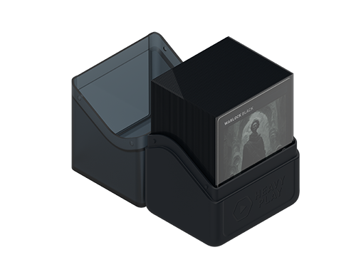 Heavy Play RFG DeckBox 80DS Warlock Black Negro