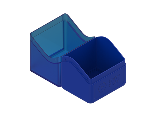 Heavy Play Deck Box 80DS Wizard Blue Azul