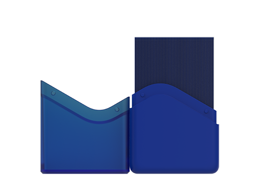 Heavy Play Deck Box 80DS Wizard Blue Azul