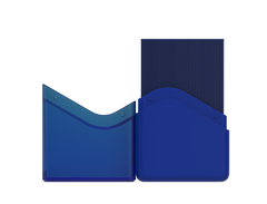 Heavy Play Deck Box 80DS Wizard Blue Azul