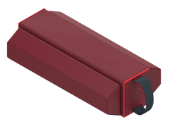 Heavy Play RFG DeckBox Carrier 500DS Barbarian Red Rojo