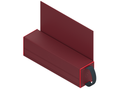 Heavy Play RFG DeckBox Carrier 500DS Barbarian Red Rojo