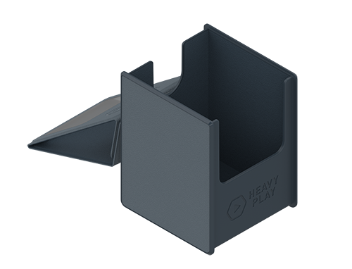 Heavy Play Deckbox Max Artificer Grey Gris