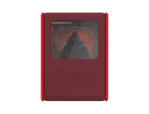 Heavy Play Deckbox Max Barbarian Red Rojo