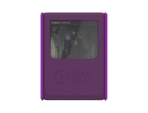 Heavy Play Deckbox Max Noble Purple Morado