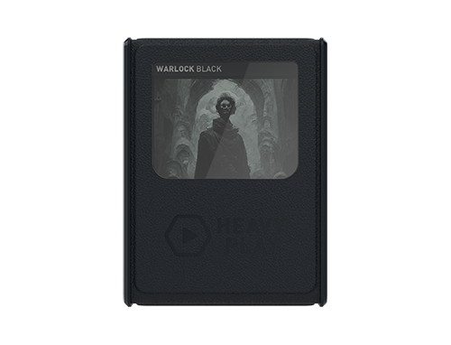 Heavy Play RFG DeckBox Max 100 DS Warlock Black Negro
