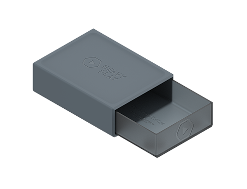 Heavy Play RNG DiceBox Artificer Grey Gris