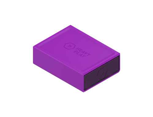 Heavy Play RNG DiceBox Bard Purple Morado