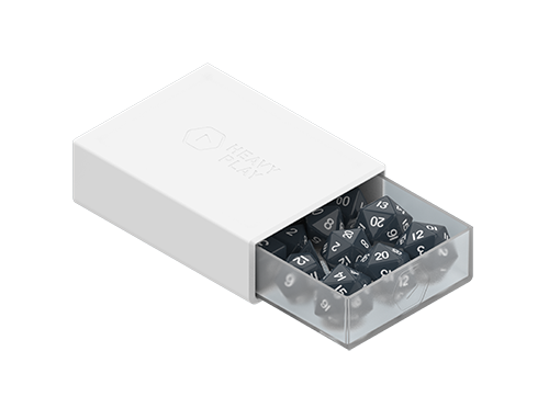 Heavy Play RNG DiceBox Cleric White Blanco