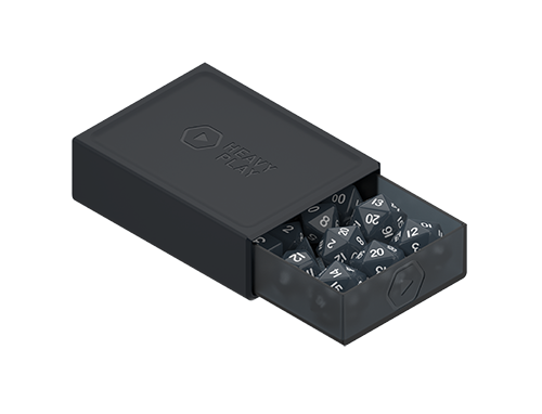 Heavy Play RNG DiceBox Warlock Black Negro