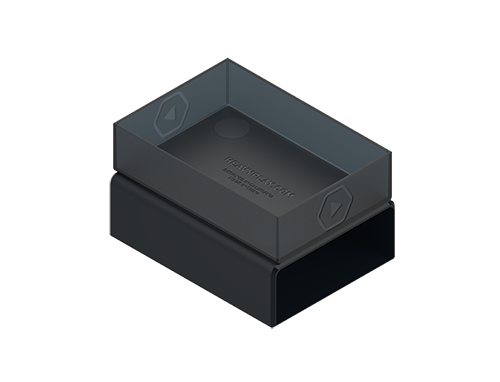 Heavy Play RNG DiceBox Warlock Black Negro