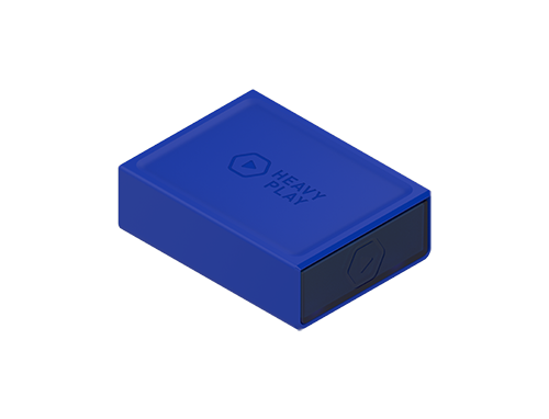 Heavy Play Dicebox Wizard Blue Azul