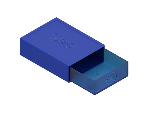 Heavy Play Dicebox Wizard Blue Azul