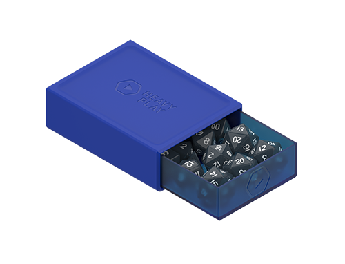Heavy Play Dicebox Wizard Blue Azul