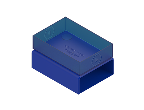 Heavy Play Dicebox Wizard Blue Azul