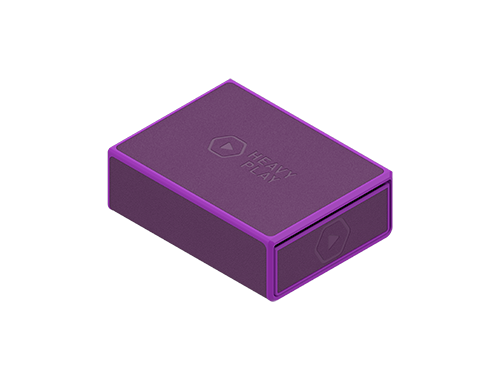 Heavy Play Dicebox Max Noble Purple Morado