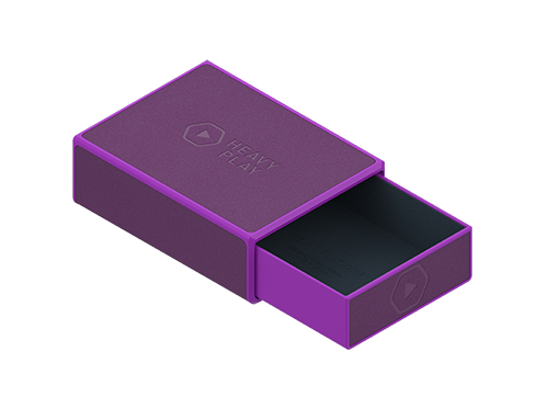Heavy Play Dicebox Max Noble Purple Morado