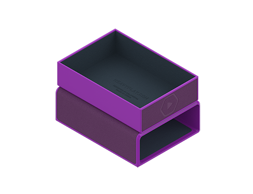 Heavy Play Dicebox Max Noble Purple Morado