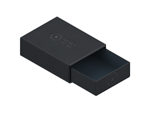 Heavy Play RFG DiceBox Max Warlock Black Negro