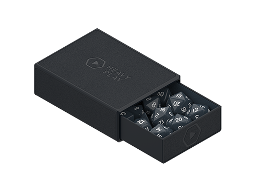Heavy Play RFG DiceBox Max Warlock Black Negro