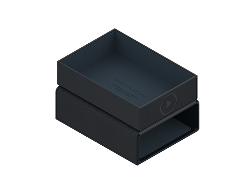 Heavy Play RFG DiceBox Max Warlock Black Negro
