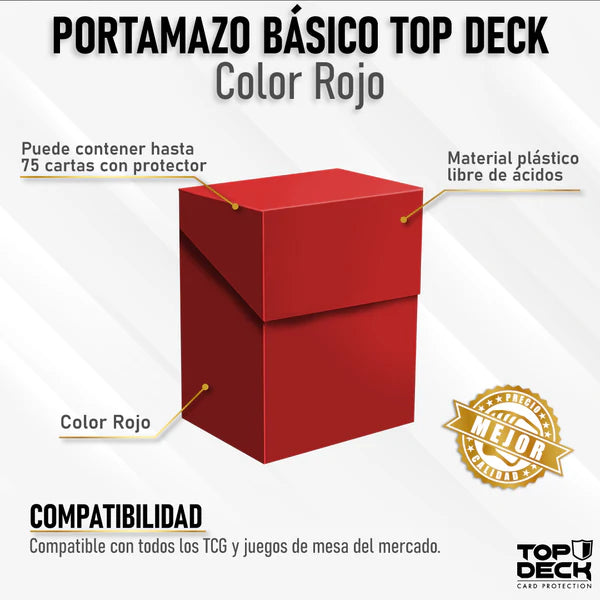 Portamazo Esencial Topdeck 75 Rojo