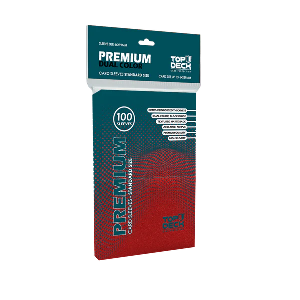 Protectores Premium Topdeck Standard Rojo
