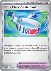 Cinta Elección de Paul Español