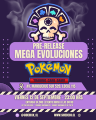 Pre-Release Mega Evolutions 12 Septiembre