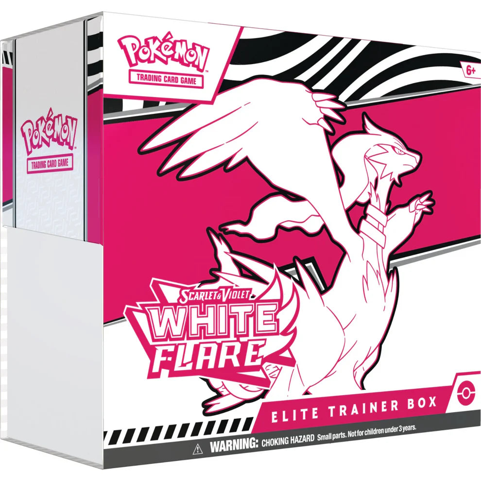 White Flare Elite Trainer Box Inglés