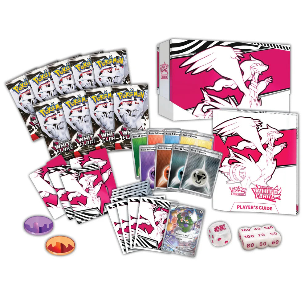 White Flare Elite Trainer Box Inglés