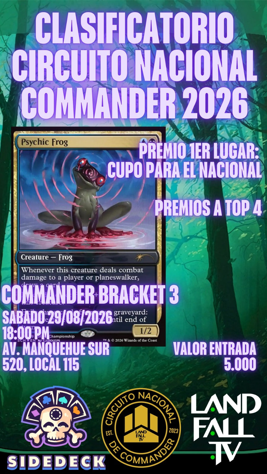 Clasificatorio Circuito Nacional Commander 2026 29 Agosto