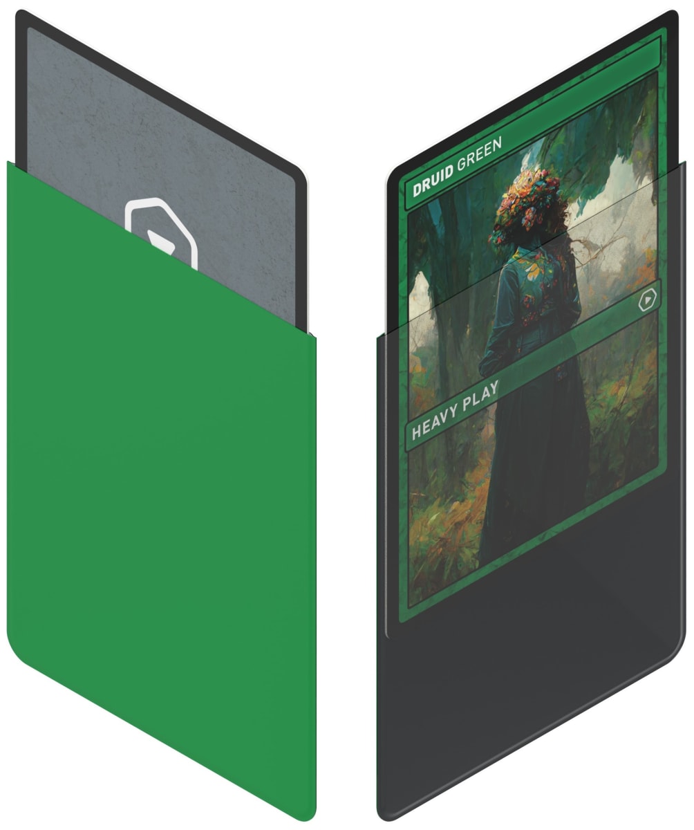 Heavy Play Curv Sleeves 100 Druid Green