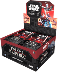 Star Wars Unlimited: Twilight of the Republic Booster Display Inglés
