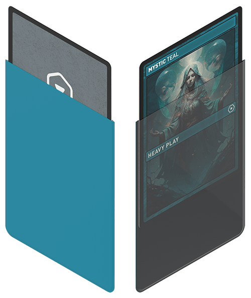 Heavy Play Curv Sleeves Standard 100 Mystic Teal