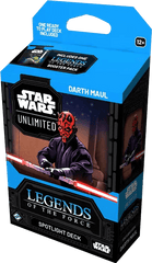 Deck Star Wars Unlimited: Legends of the Force (Darth Maul) Inglés