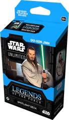 Deck Star Wars Unlimited: Legends of the Force (Qui-Gon Jinn) Inglés