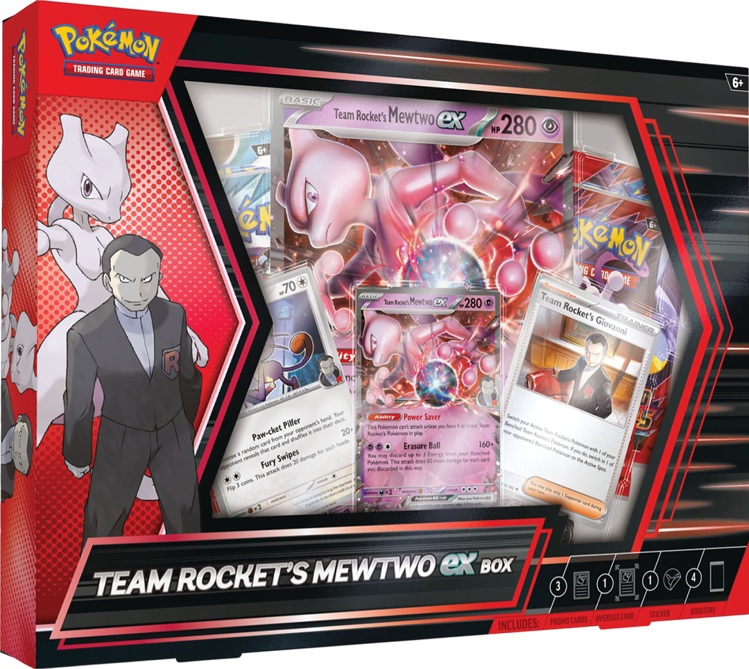 Team Rocket's Mewtwo ex Box Inglés