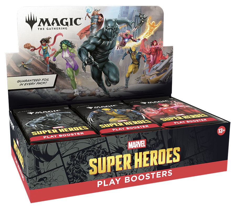 (Preventa 26/06/26) Marvel Super Heroes - Play Booster Box Inglés