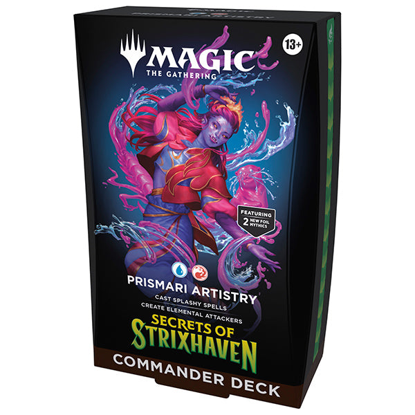 (Entrega Inmediata) Secrets of Strixhaven Commander Deck Prismari Artistry Inglés