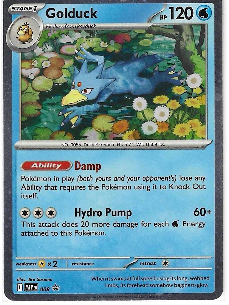 Carta Promo Golduck Inglés