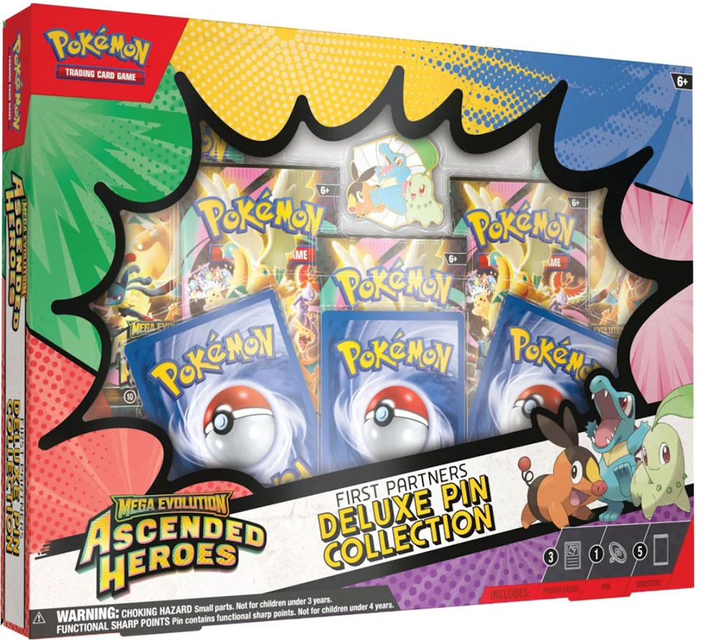 Ascended Heroes First Partners Deluxe Pin Collection Español