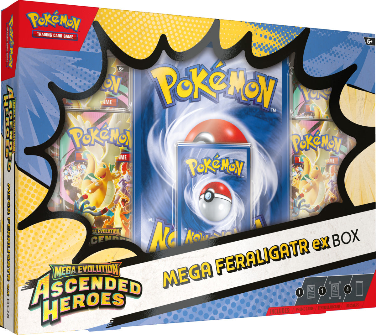 (Preventa 24/04/2026) Ascended Heroes Mega ex Box Mega Feraligatr Inglés