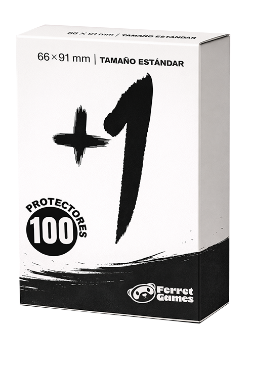 Protectores Ferret Games + 1 Estandar Negro