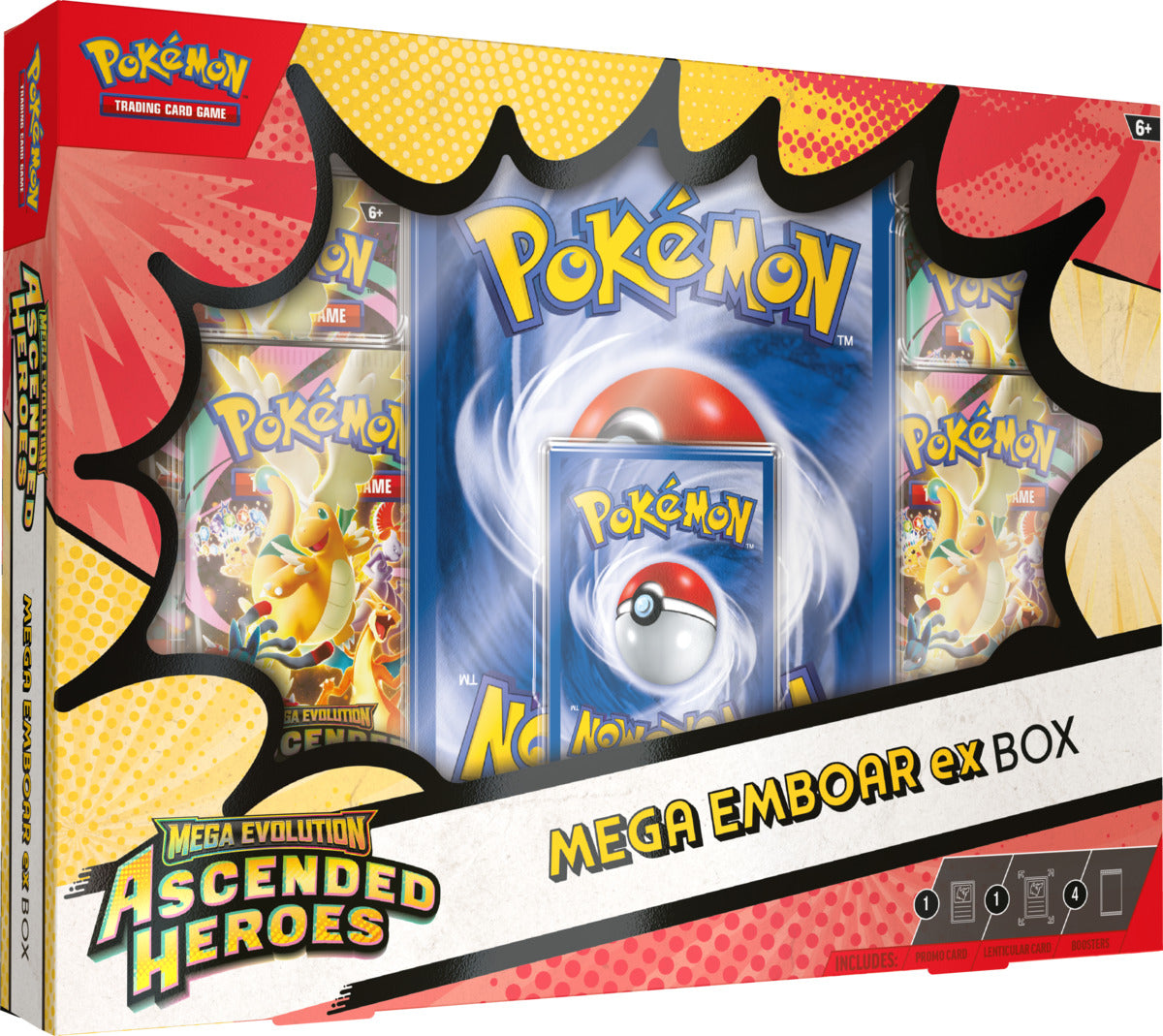 (Preventa 24/04/2026) Ascended Heroes Mega ex Box Mega Emboar Inglés